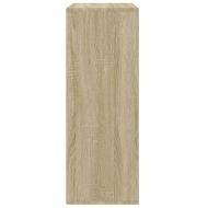 Сайдборди, 2 бр, дъб сонома, 60x31x84 см, инженерно дърво