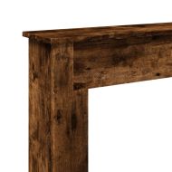 Облицовка за камина, опушен дъб, 75x20x87,5 см, инженерно дърво
