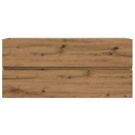 Шкаф за мивка, дъб артизан, 100x38,5x45 см, инженерно дърво