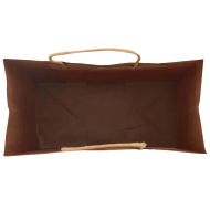 Хартиени торбички 250 бр с дръжки черни 21x11x28 см