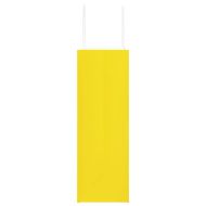 Хартиени торбички 250 бр с дръжки жълти 26x12x35 см