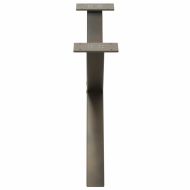 Крака за масичка за кафе, X-образни, 2 бр., естествена стомана, 70 x (30-31) см, стомана