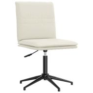 Трапезен стол, кремав, кадифе