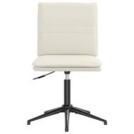 Трапезен стол, кремав, кадифе