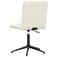 Трапезен стол, кремав, кадифе