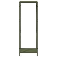 Стойка за дърва за огрев Olive Green 34x25x100 cm