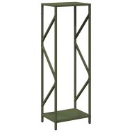 Стойка за дърва за огрев Olive Green 34x25x100 cm