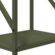 Стойка за дърва за огрев Olive Green 34x25x100 cm