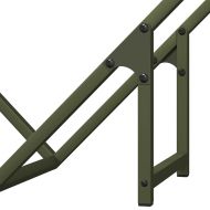 Стойка за дърва за огрев Olive Green Студено валцувана стомана