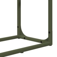 Стойка за дърва за огрев маслиненозелена 60x25x100 см
