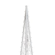 Комплект акрилни декоративни LED елхи студено бяло 60/90/120 см