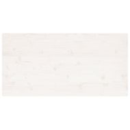 Плот за маса, бял, 110x55x2,5 см, бор масив, правоъгълен