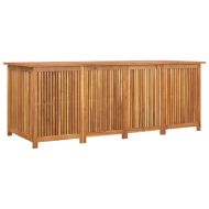 Градинска кутия за съхранение 200x80x75 см акациево дърво масив