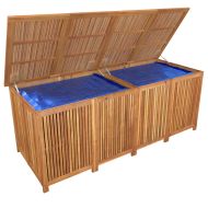Градинска кутия за съхранение 200x80x75 см акациево дърво масив