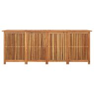 Градинска кутия за съхранение 200x80x75 см акациево дърво масив
