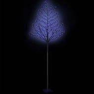 Коледно дърво, 600 LED сини, разцъфнала череша, 300 см