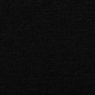 Канапе с изтеглящо разтегателно легло черно 90x200 см плат