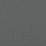 Канапе с изтеглящо легло и матрак тъмносиво 80x200 см плат