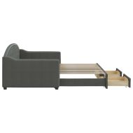 Дневно легло с уширение и чекмеджета, без матрак, 90x200 см