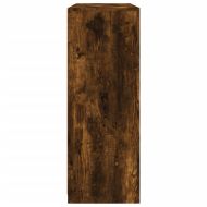 Сайдборди с LED осветление, 3 бр, опушен дъб, инженерно дърво