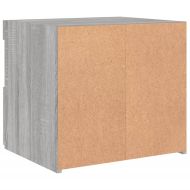 Нощно шкафче с LED осветление, сив сонома, 50x40x45 см