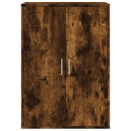 Сайдборд, опушен дъб, 60x31x84 см, инженерно дърво