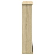 Облицовка за камина сонома дъб 75x20x87,5 см инженерно дърво