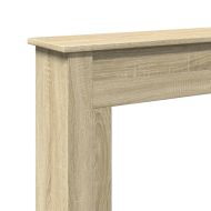Облицовка за камина сонома дъб 75x20x87,5 см инженерно дърво