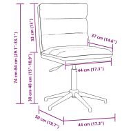 Трапезни столове, 2 бр, сиви, изкуствена кожа