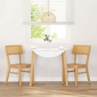 трапезни столове 2 бр. масивна дървесина гума