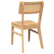 трапезни столове 2 бр. масивна дървесина гума