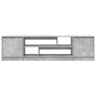 ТВ шкаф Бетон сив 188,5x41x50 cm Изградена дървесина