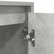 ТВ шкаф Бетон сив 188,5x41x50 cm Изградена дървесина