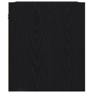 Нощни шкафчета за стенен монтаж, 2 бр, черно, 38x34x40 см