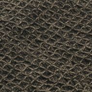 Декоративно одеяло, памук, 125x150 см, антрацит/кафяво