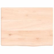 Стенен рафт 40x30x2 см необработен масивен дъб