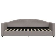 Кушетка, таупе, 90x200 см, плат