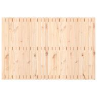 Стенна табла за спалня, 166x3x110 см, борово дърво масив