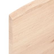 Плот за баня 100x60x2 см необработено масивно дърво