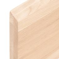 Плот за баня 100x40x(2-4) см необработено масивно дърво