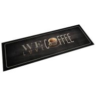 Кухненско килимче, миещо, текст Coffee, 60x180 см, кадифе