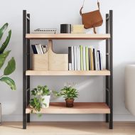 Стенен рафт, 80x50x(2-6) см, необработен масивен дъб