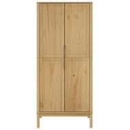 Гардероб FLORO, восъчнокафяв, 77x53x171 см, бор масив
