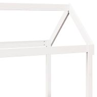 Дневно легло с покрив без матрак 80x200 cm Масивна дървесина