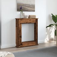 Облицовка за камина старо дърво 75x20x87,5 см инженерно дърво