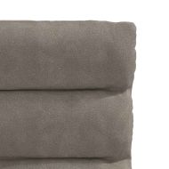 Трапезен стол, сив, изкуствена кожа