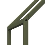 Стойка за дърва за огрев Olive Green Студено валцувана стомана