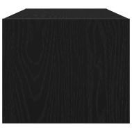 ТВ шкаф Черен дъб 80x31x25,5 cm Инженерна дървесина