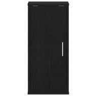 Шкаф за обувки, черен дъб, 32x35x70 см, инженерно дърво