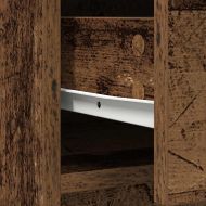 Бюфет с чекмеджета и вратички, старо дърво, 73x31x90 см